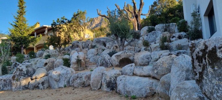 Aménagement extérieur d'une maison à Conca, Porto-Vecchio, D.T.P