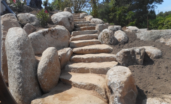 Escalier en pierres