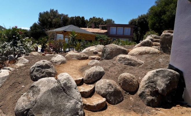 Réalisation d'un chemin d'accès pour maison individuelle, Porto-Vecchio, D.T.P
