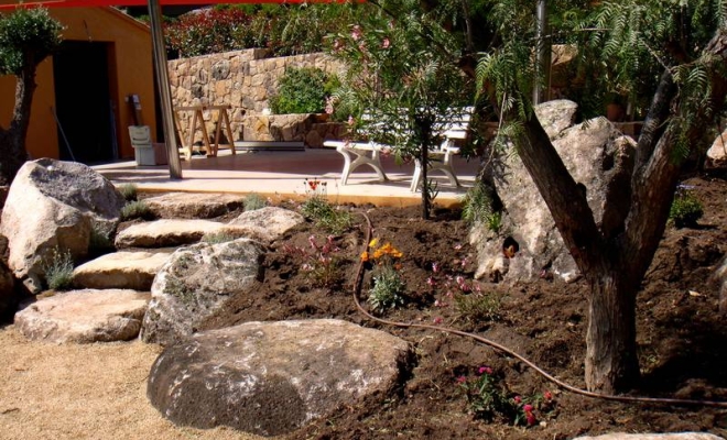 Réalisation d'un chemin d'accès pour maison individuelle, Porto-Vecchio, D.T.P